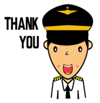 New Cute Pilot Cartoons sticker #4399823