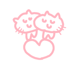 honwakako chan and cat2 sticker #4399997