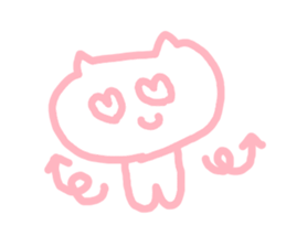 honwakako chan and cat2 sticker #4400002