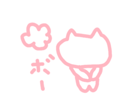 honwakako chan and cat2 sticker #4400006