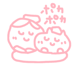 honwakako chan and cat2 sticker #4400017