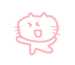 honwakako chan and cat2 sticker #4400018