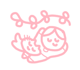 honwakako chan and cat2 sticker #4400021