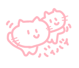 honwakako chan and cat2 sticker #4400029