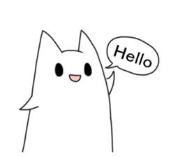 ghosts of the cat sticker #4400112