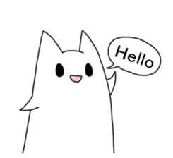 ghosts of the cat sticker #4400112