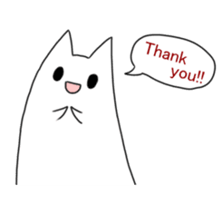 ghosts of the cat sticker #4400117