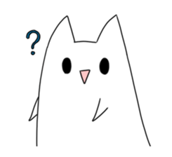 ghosts of the cat sticker #4400123