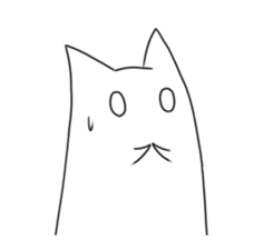 ghosts of the cat sticker #4400128