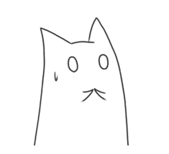 ghosts of the cat sticker #4400128