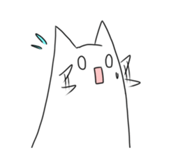 ghosts of the cat sticker #4400129