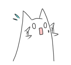 ghosts of the cat sticker #4400129