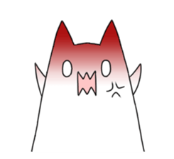 ghosts of the cat sticker #4400130