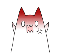 ghosts of the cat sticker #4400130