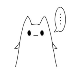 ghosts of the cat sticker #4400136