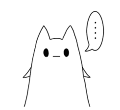 ghosts of the cat sticker #4400136