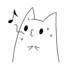 ghosts of the cat sticker #4400137