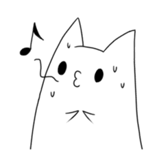 ghosts of the cat sticker #4400137