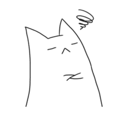 ghosts of the cat sticker #4400139