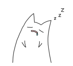 ghosts of the cat sticker #4400143