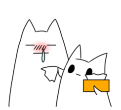 ghosts of the cat sticker #4400147