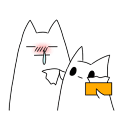 ghosts of the cat sticker #4400147