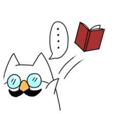 ghosts of the cat sticker #4400150