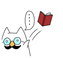 ghosts of the cat sticker #4400150