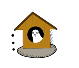 A lovely and interesting parrot. sticker #4400960