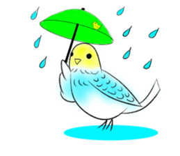 A lovely and interesting parrot. sticker #4400965