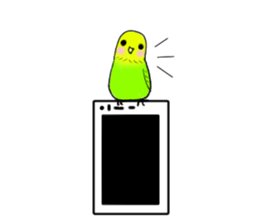 A lovely and interesting parrot. sticker #4400970