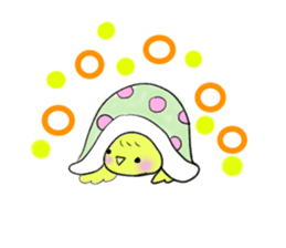 A lovely and interesting parrot. sticker #4400972