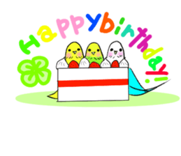 A lovely and interesting parrot. sticker #4400974