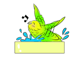 A lovely and interesting parrot. sticker #4400980