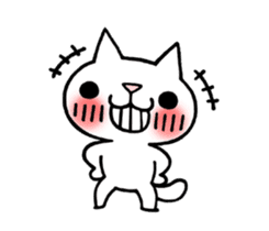 The White Kitten Kitty Ver.3 sticker #4401041