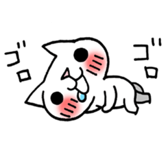 The White Kitten Kitty Ver.3 sticker #4401043