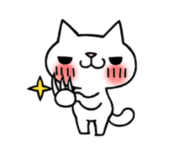 The White Kitten Kitty Ver.3 sticker #4401054