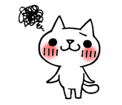 The White Kitten Kitty Ver.3 sticker #4401058