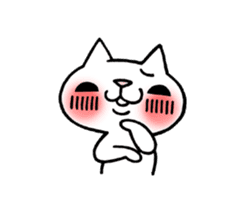 The White Kitten Kitty Ver.3 sticker #4401062