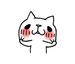 The White Kitten Kitty Ver.3 sticker #4401063