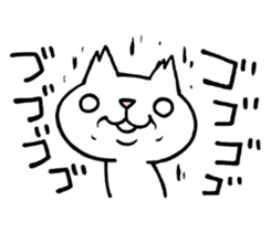 The White Kitten Kitty Ver.3 sticker #4401071