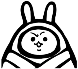 Samurai rabbit 3 sticker #4401112