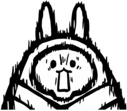 Samurai rabbit 3 sticker #4401114