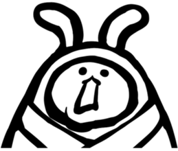Samurai rabbit 3 sticker #4401116