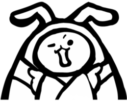 Samurai rabbit 3 sticker #4401120