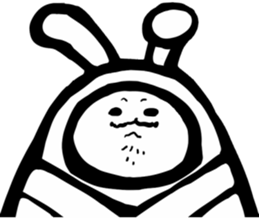 Samurai rabbit 3 sticker #4401127
