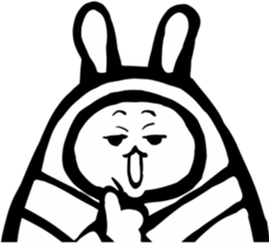 Samurai rabbit 3 sticker #4401129