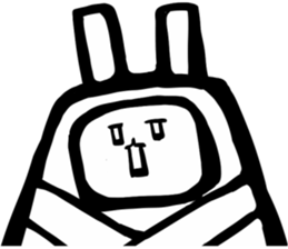 Samurai rabbit 3 sticker #4401131