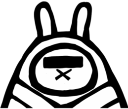 Samurai rabbit 3 sticker #4401133