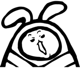Samurai rabbit 3 sticker #4401135